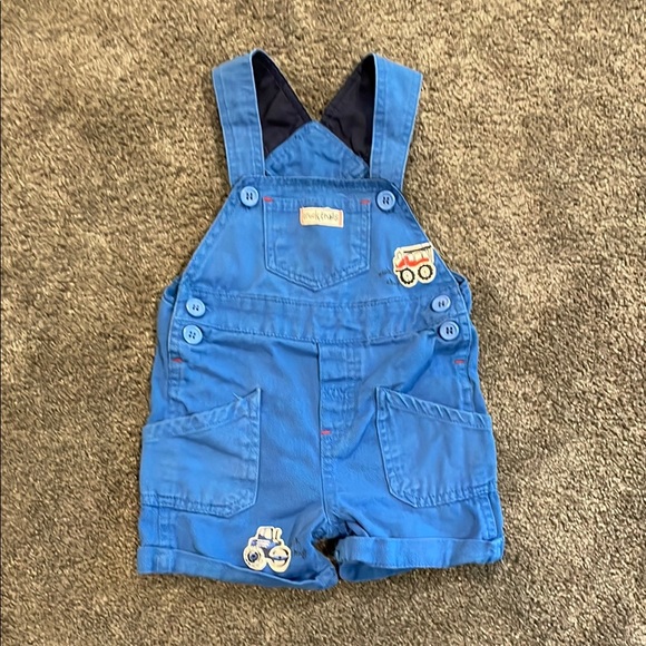 Source Unknown Other - Toddler boy 18m Short Overalls with Decorative Patches